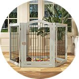 Dog gates.