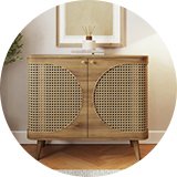 GFW Sorrel 2 Door Sideboard – Natural.