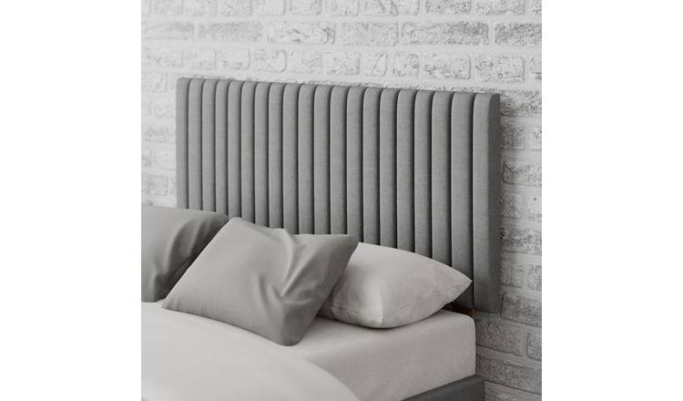 Aspire Grant Linen Single Headboard - Grey 