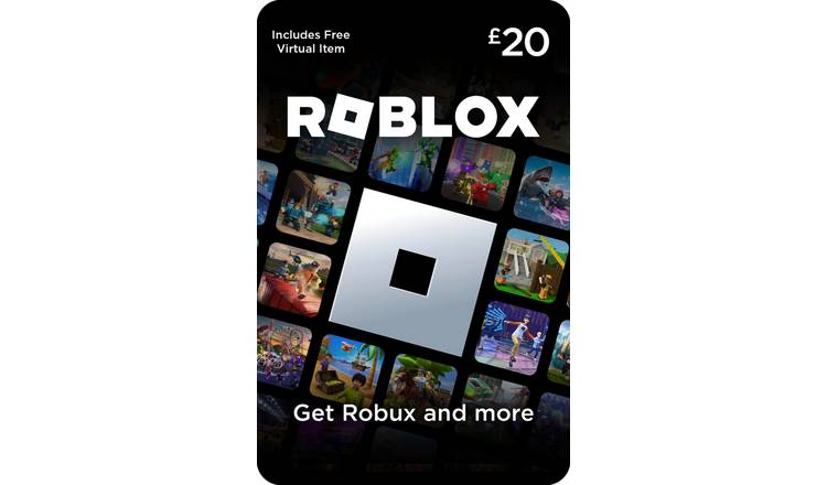 ROBLOX Game CARD UK Edition 10£ & 20£ Collection Gift Card (Without Credit)