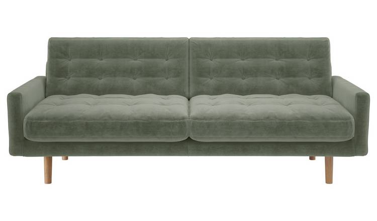 Habitat green velvet deals sofa