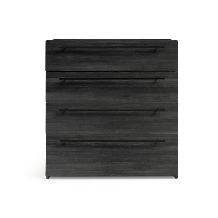 Habitat Atlas 4 Drawer Chest - Black & Brown 0
