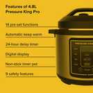 Buy Drew Cole Pressure King Pro 4.8L Multi Pressure Cooker Multi