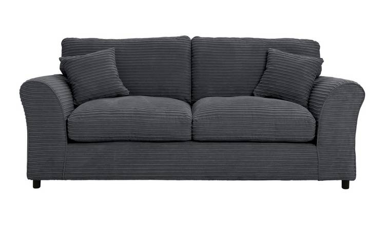 Buy Argos Home Harry Fabric 3 Seater Sofa Charcoal Sofas Argos