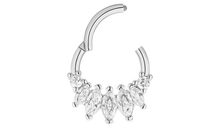 Silver hot sale daith jewelry