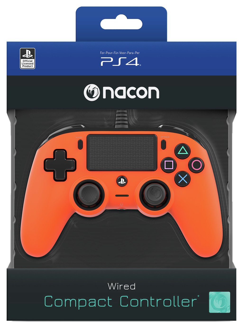 wired nacon ps4 controller