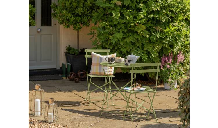 Argos sage deals green bistro set