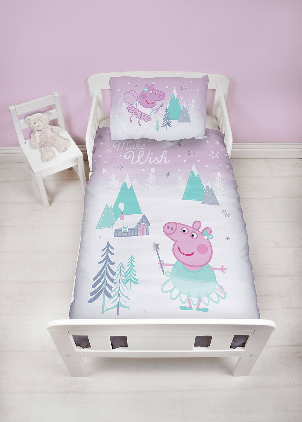 Peppa Pig Sugarplum Christmas Bedding Set - Toddler