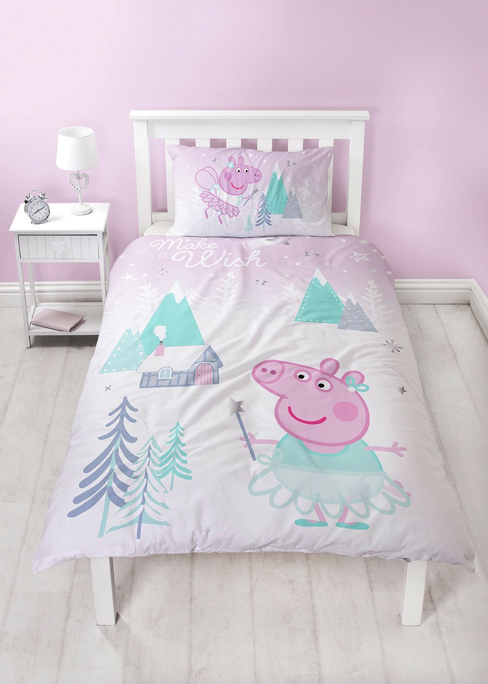 Peppa Pig Sugarplum Christmas Bedding Set Single 1233151