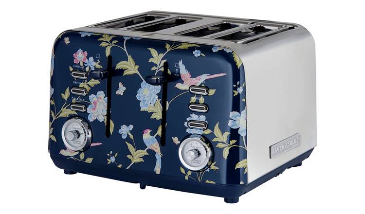 Buy Laura Ashley VQSBT583BSUK 4 Slice Toaster Blue Argos