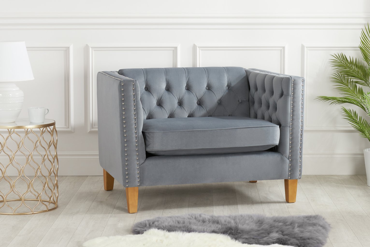 Birlea Florence Velvet Cuddle Chair Review