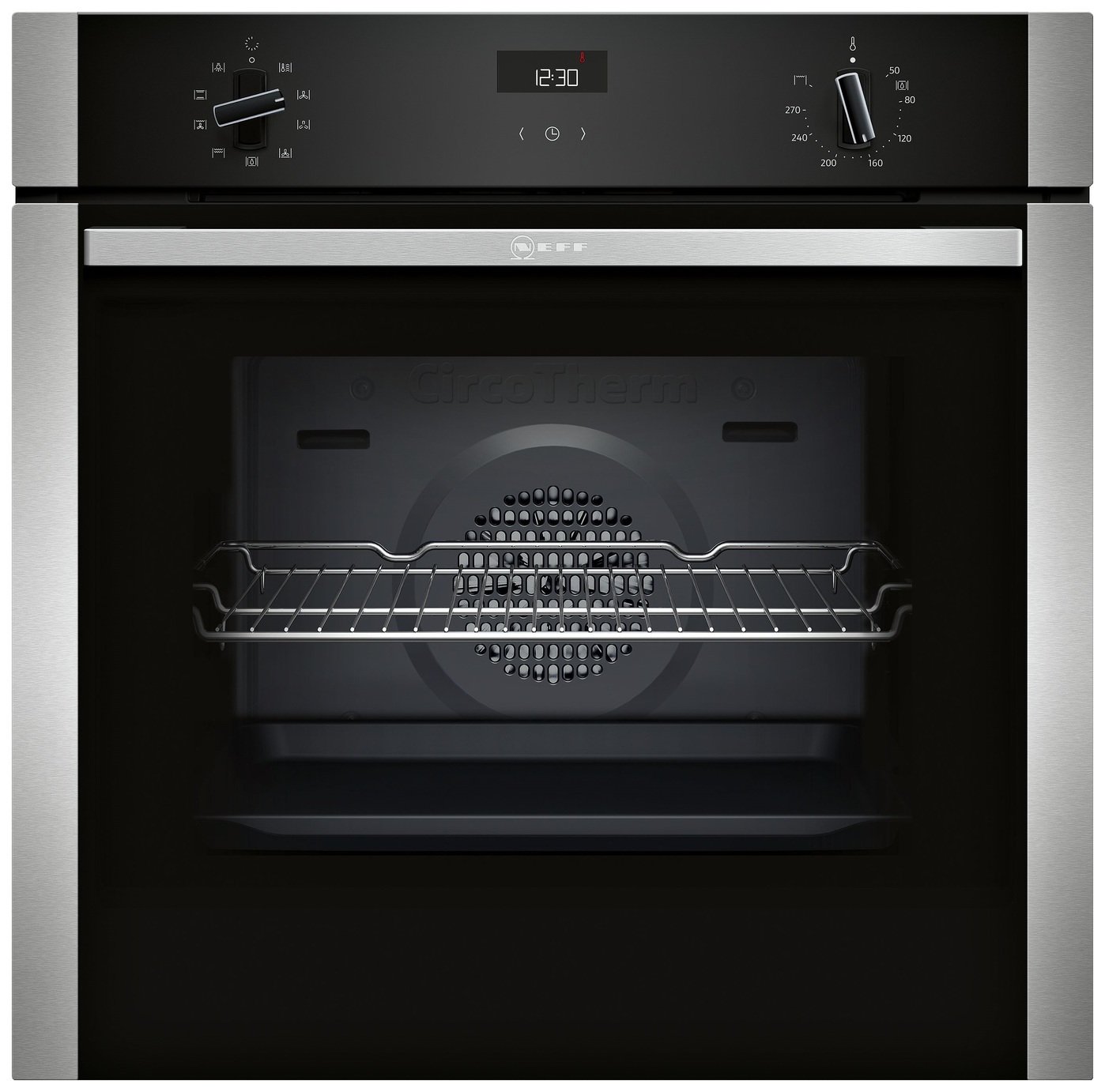 Neff N50 B1ACE4HN0B Built In Single Electric Oven - S/Steel