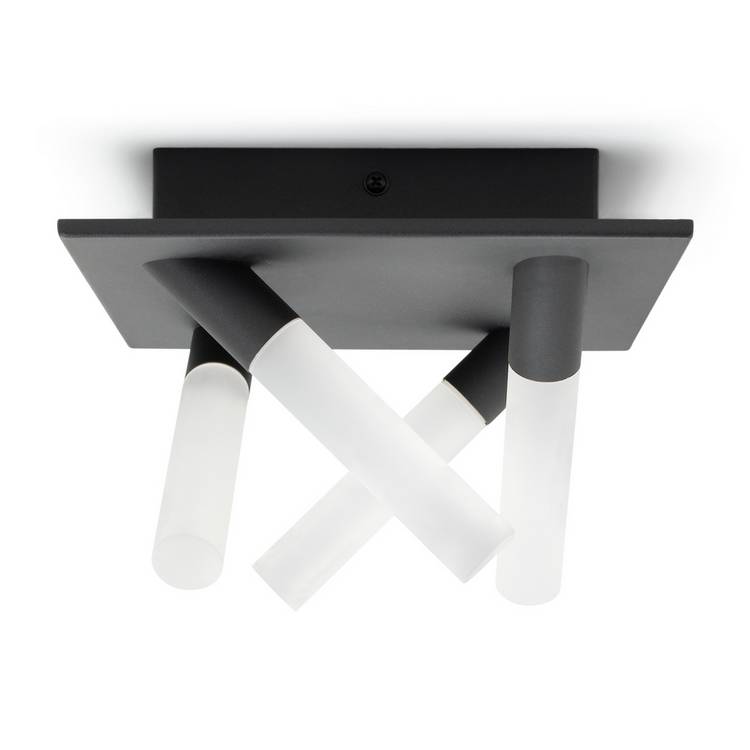 Argos Home Metal 4 Light LED Bathroom Flush Ceiling Light 0