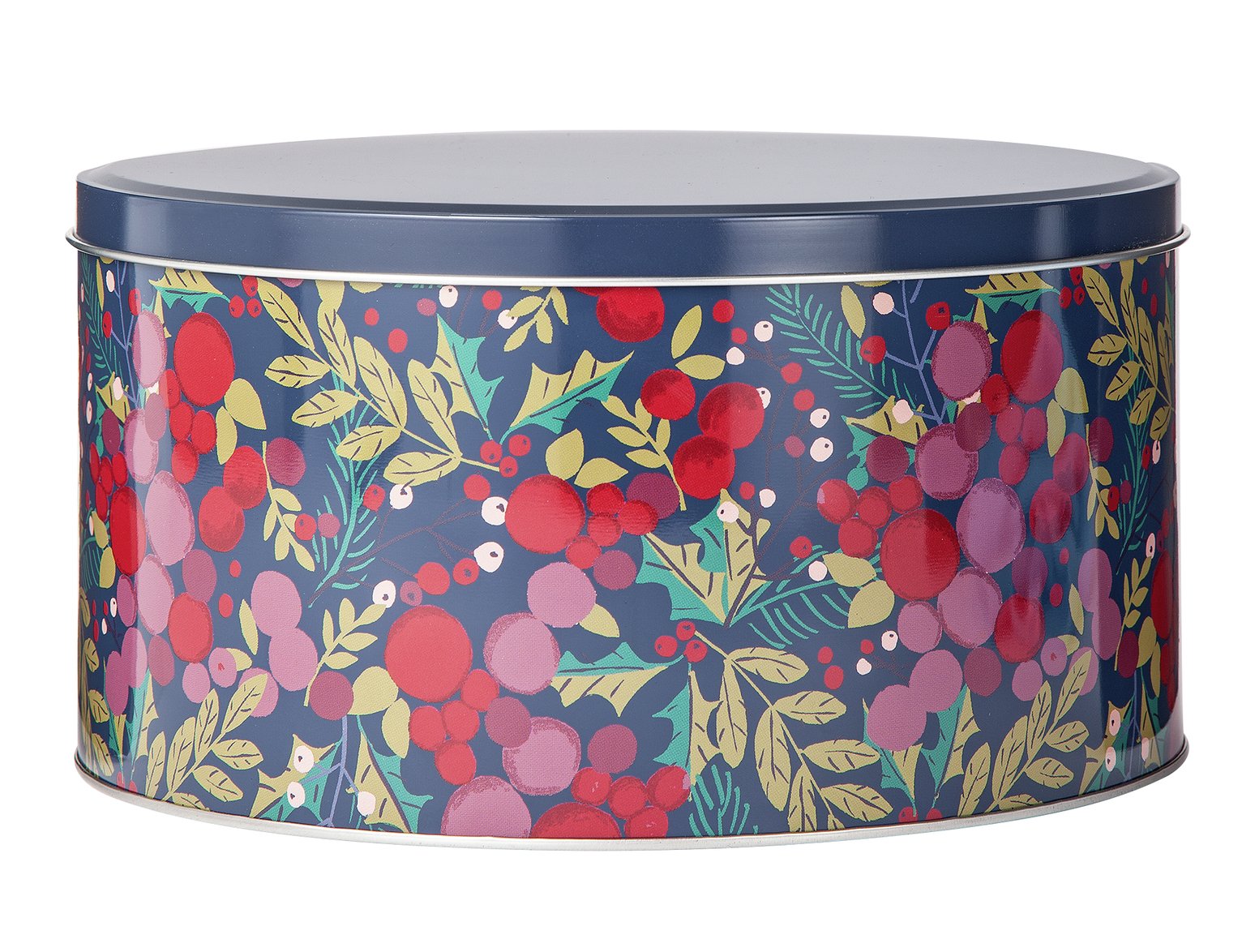 Argos Home Berry Christmas Cake Tin