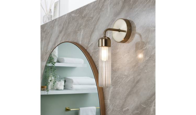 Argos wall lights deals brass