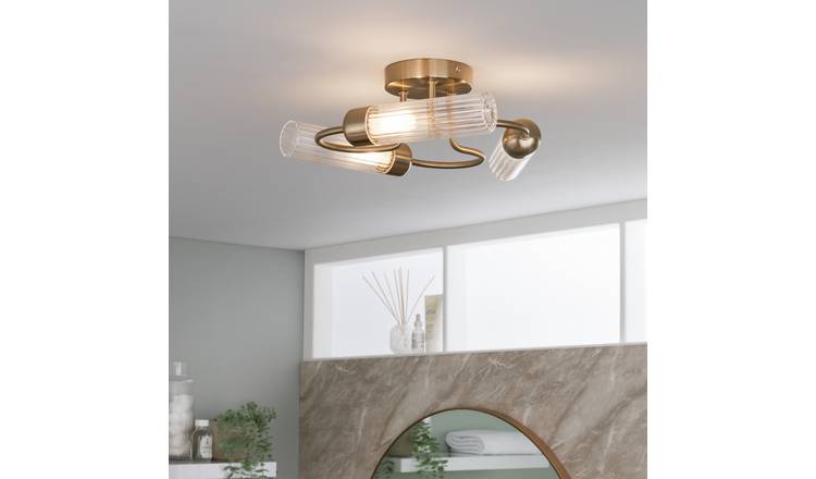 Bathroom light fixtures deals argos