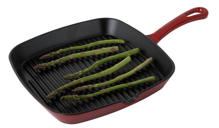 Buy Argos Home Rectangualr Enamel Grill Pan, Griddle pans