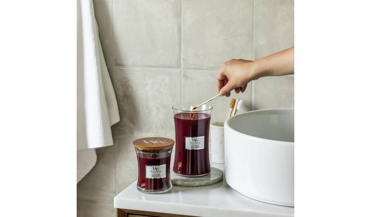 Woodwick Medium Jar Candle - Black Cherry