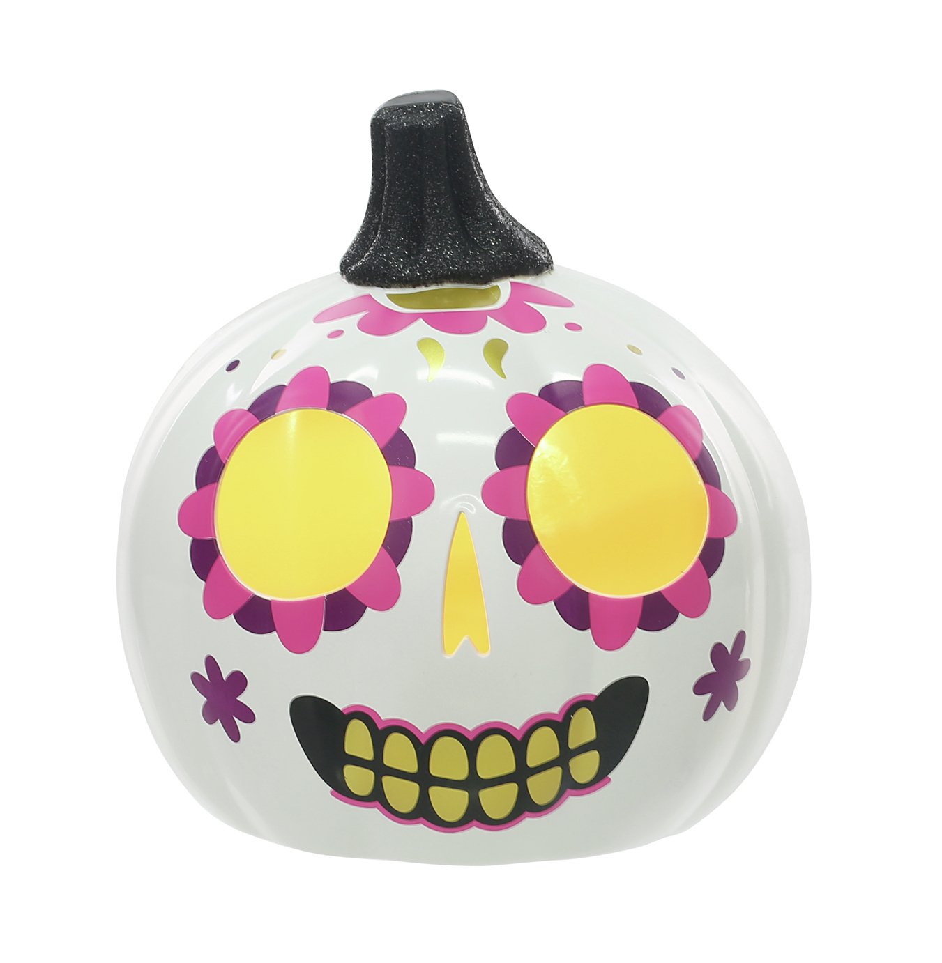 Halloween Day of the Dead Light Up Pumpkin Assortment