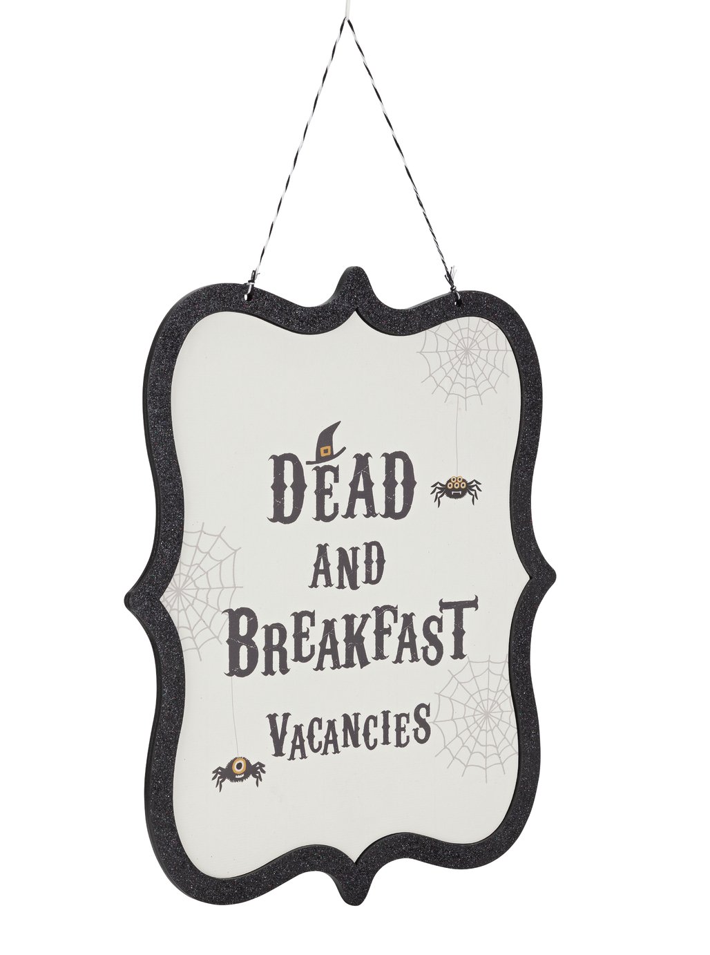 Halloween Dead & Breakfast Hanging Sign