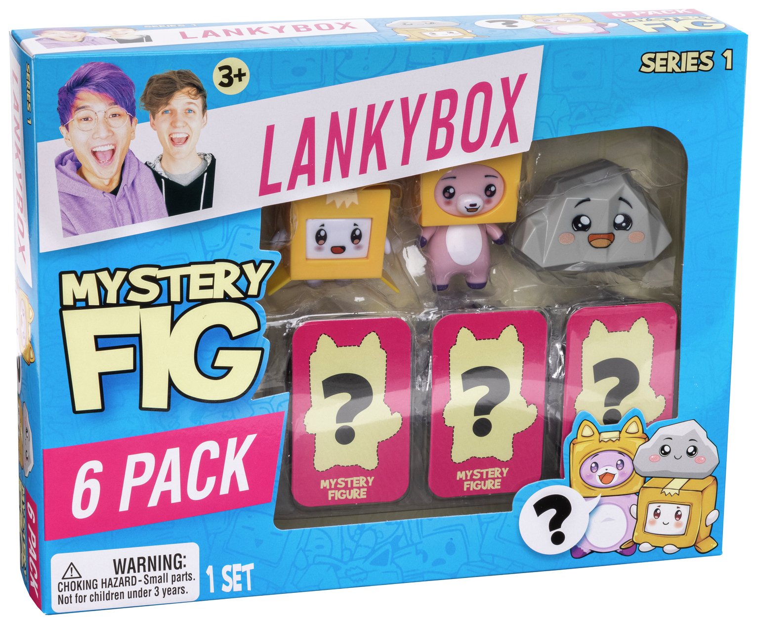 Lankybox Mystery Figures-Pack of 6