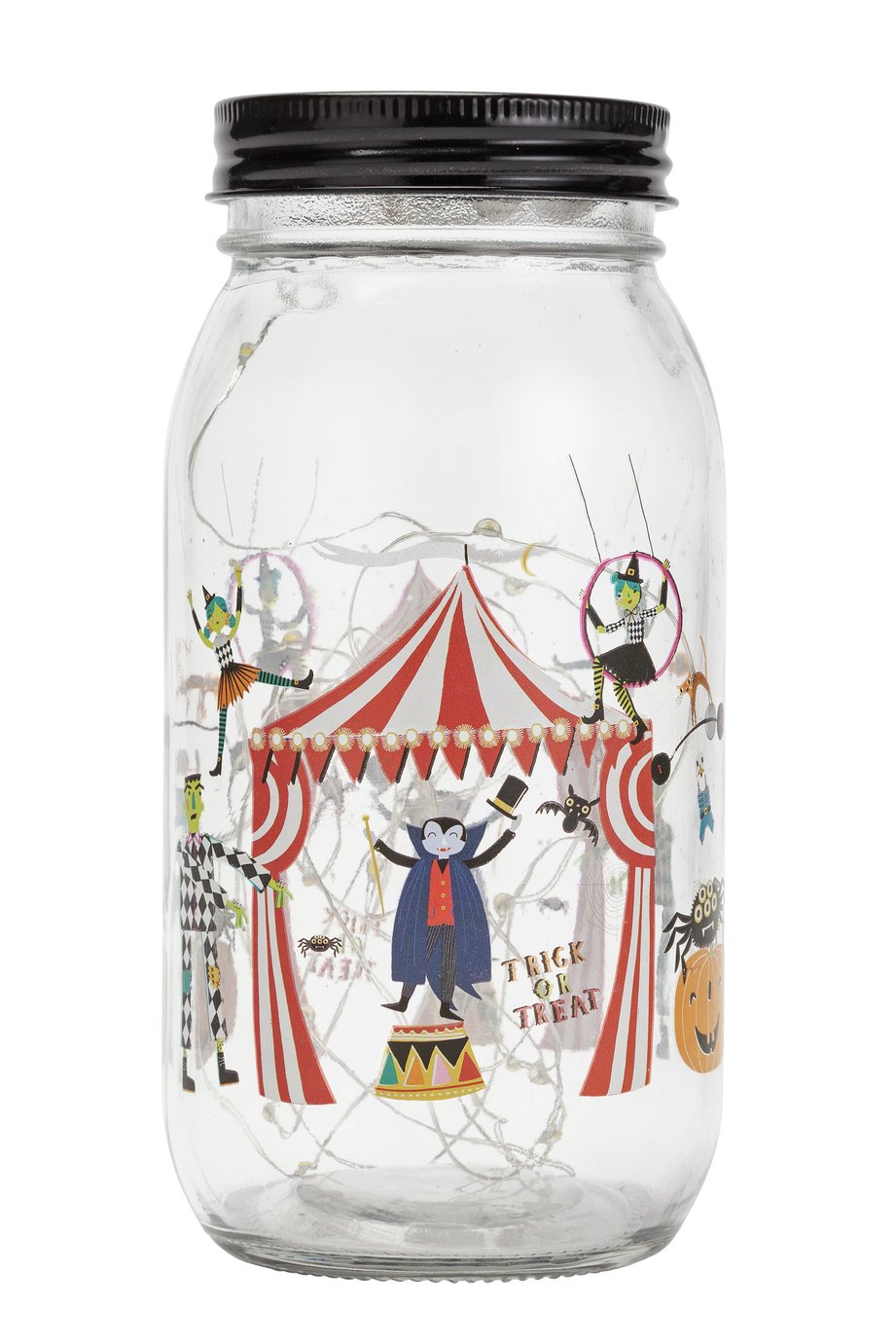 Halloween Circus Light Up Jar