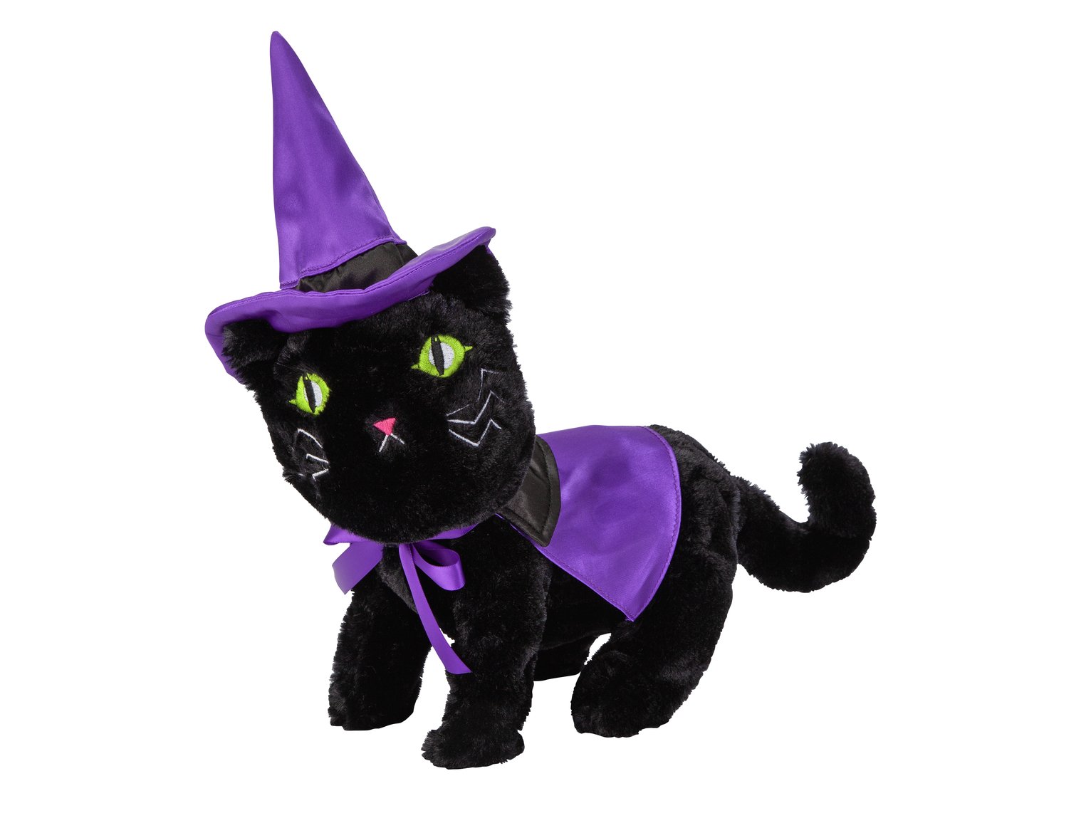 Halloween Animated Cat Soft Toy