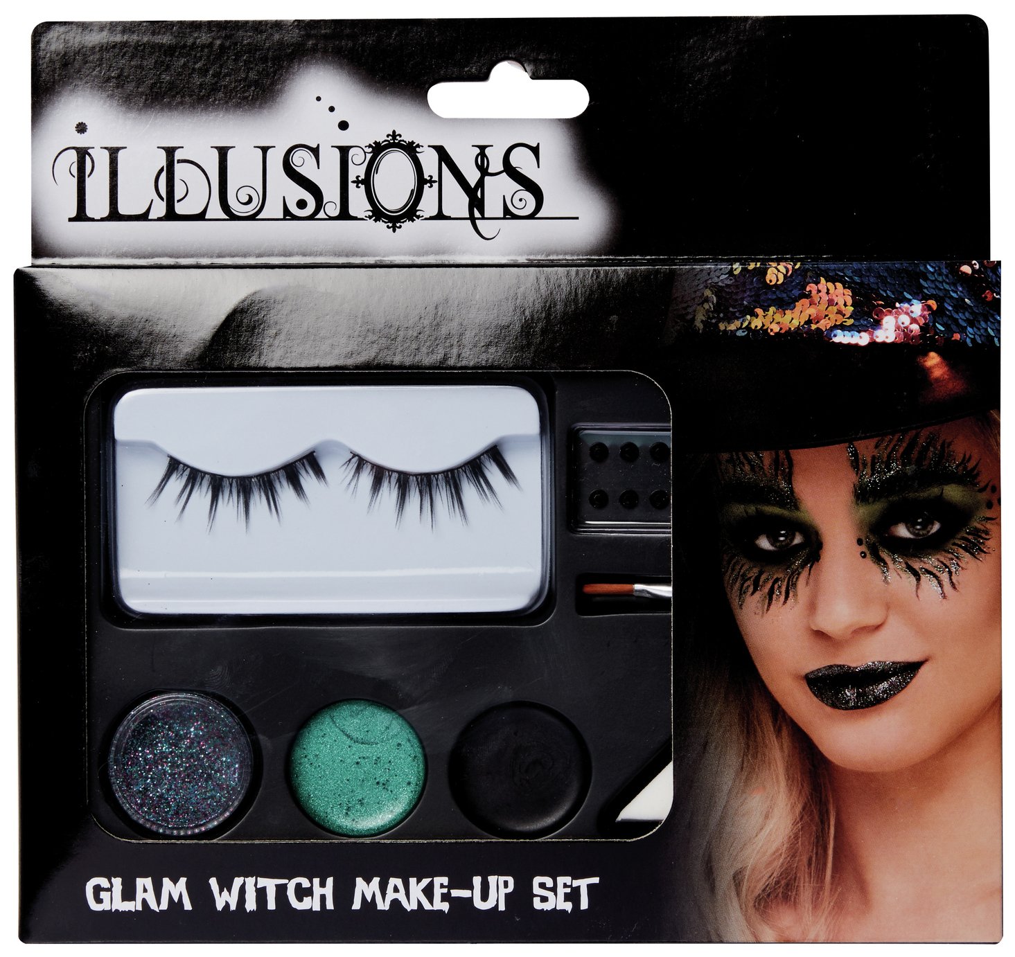 Illusions Halloween Glam Witch Makeup Set