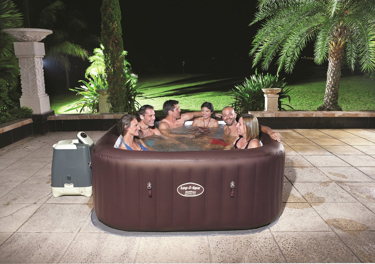 Lay-Z-Spa Maldives 5-7 Person HydroJet Pro Hot Tub