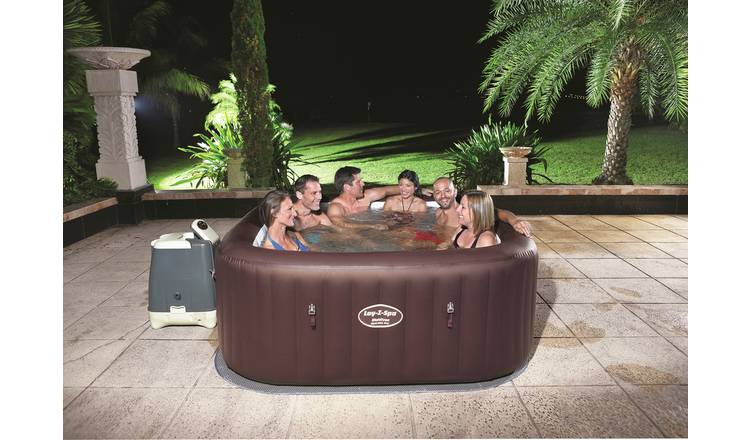 Buy Lay-Z-Spa Maldives 5-7 HydroJet Pro Hot Tub | Hot tubs, spas and saunas Argos