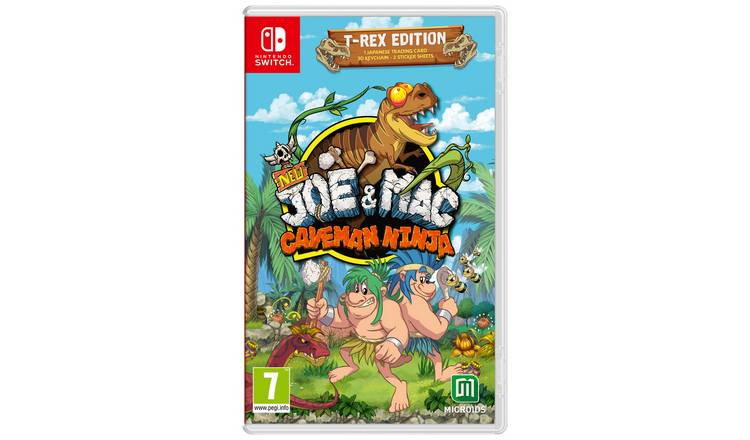 New Joe & Mac: Caveman Ninja T-Rex Edition Nintendo Switch - Cadê Meu Jogo