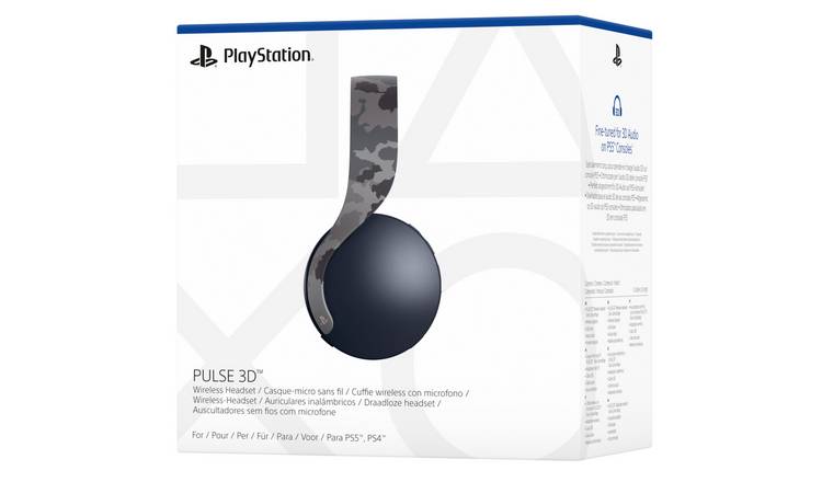 Buy PULSE 3D Wireless PS5 Headset Grey Camo Gaming headsets