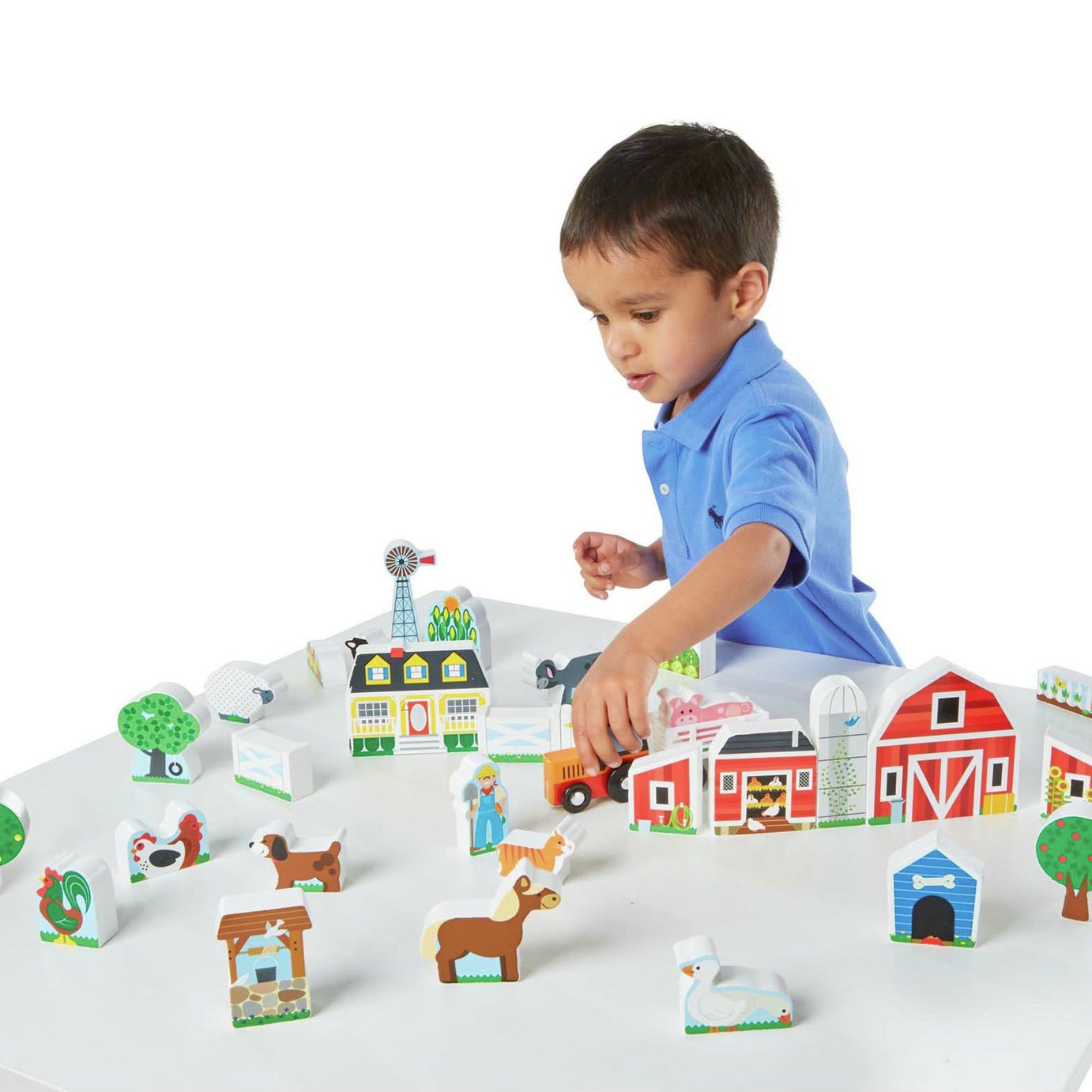 Melissa and Doug Wooden Farm and Tractor Playset Review