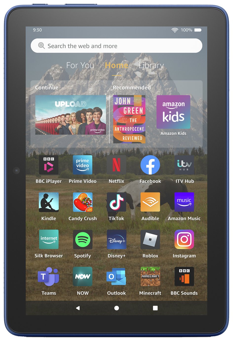 Amazon Fire HD 8 8 Inch 32GB Wi-Fi Tablet - Blue