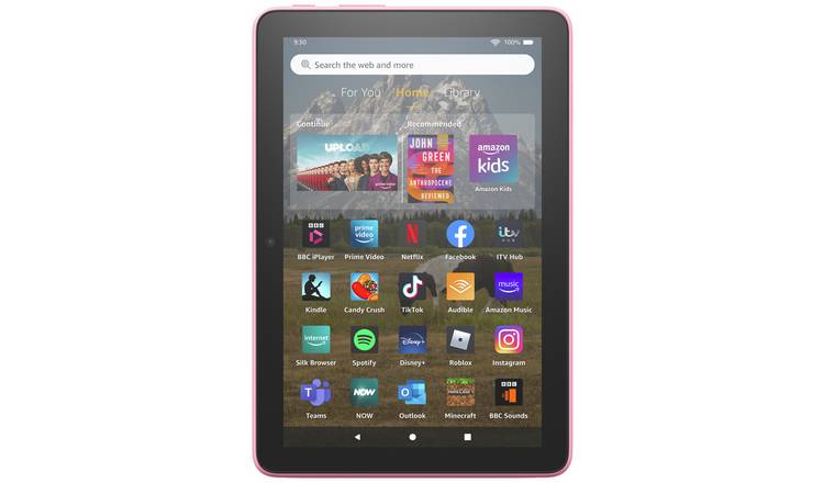 Buy Amazon Fire HD 8 8 Inch 32GB Wi-Fi Tablet - Pink | Tablets 