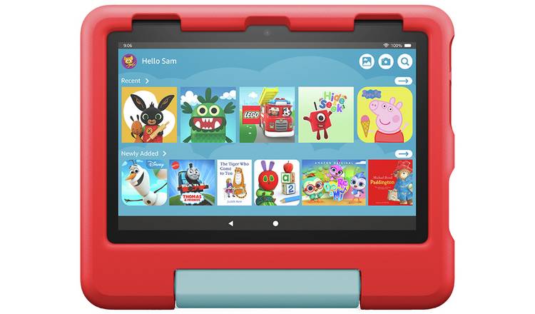 Buy Amazon Fire HD 8 Kids Tablet for 3-7, 8in 32GB - Red | Tablets