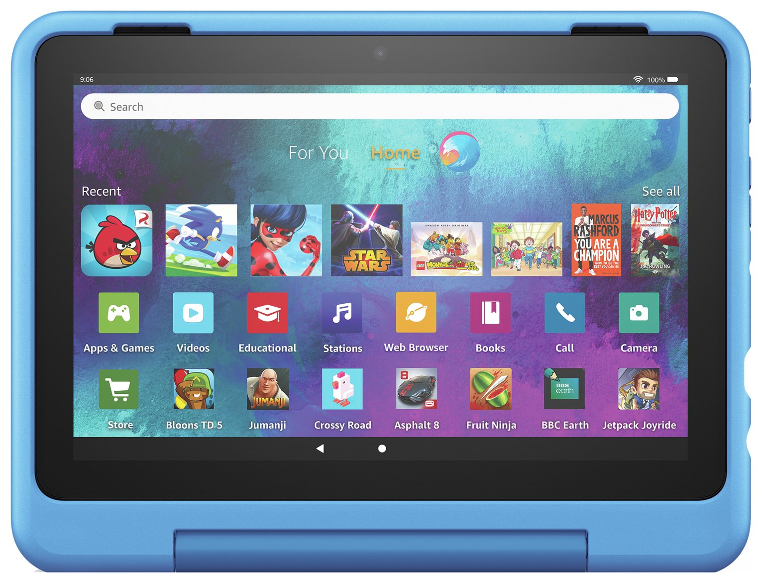 Amazon Fire HD 8 Kids Pro Tablet for 6-12, 8 Inch 32GB -Blue