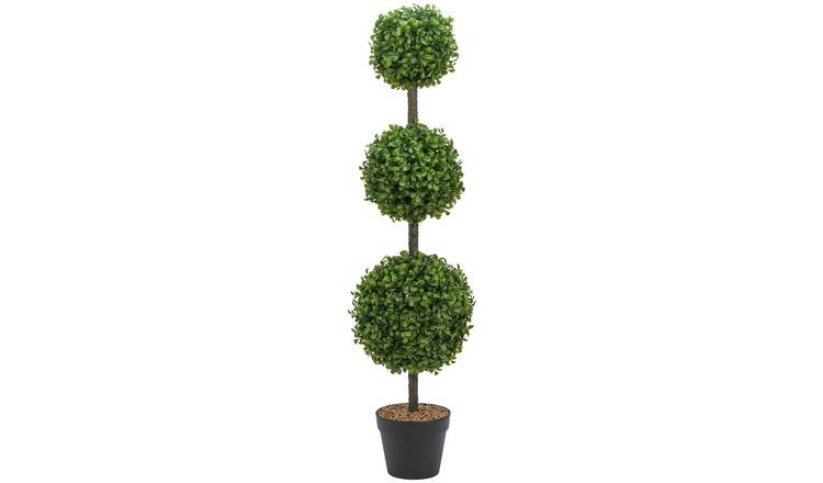 Garden by Sainsbury's Artificial Triple Ball Bay Tree In Pot