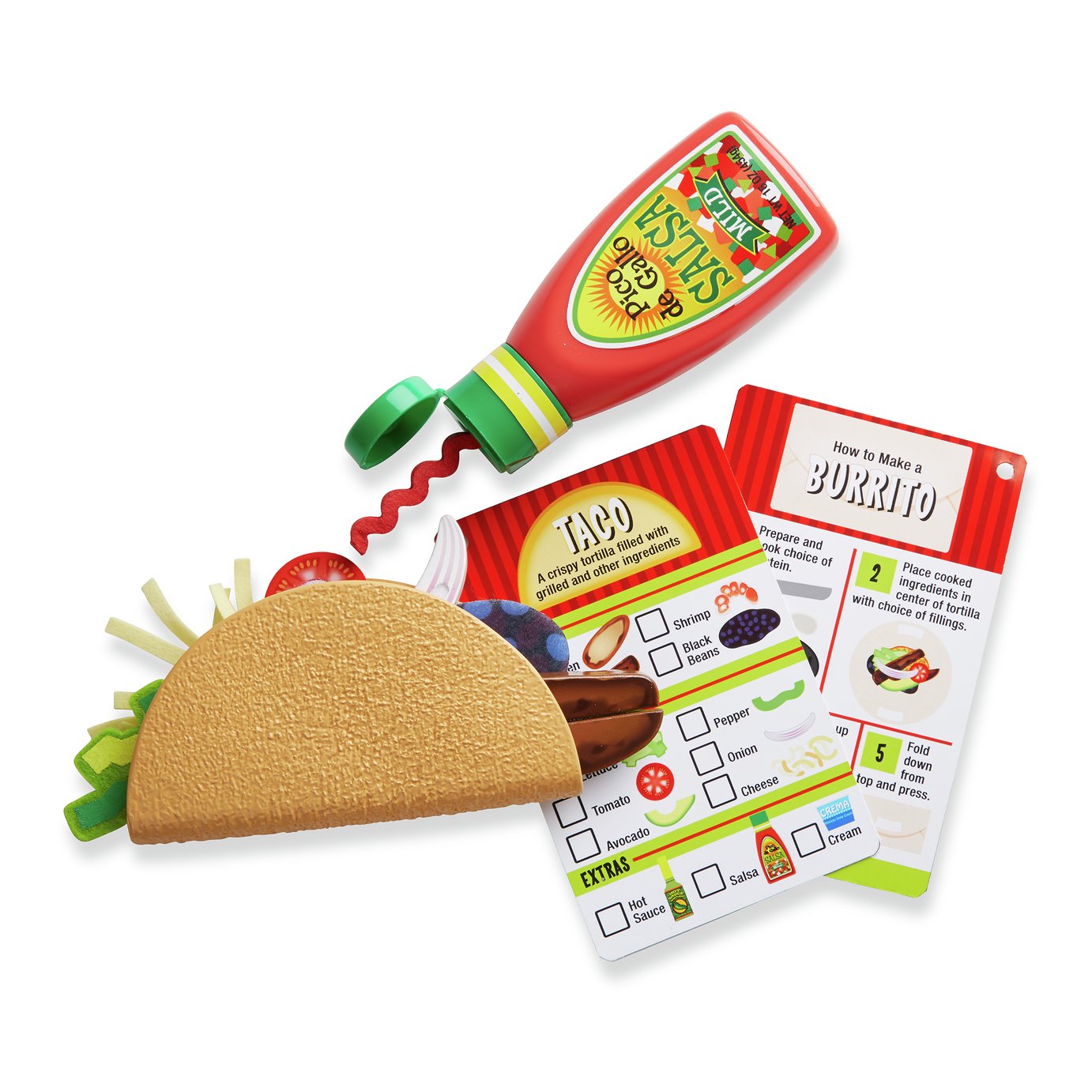 melissa and doug taco and tortilla set