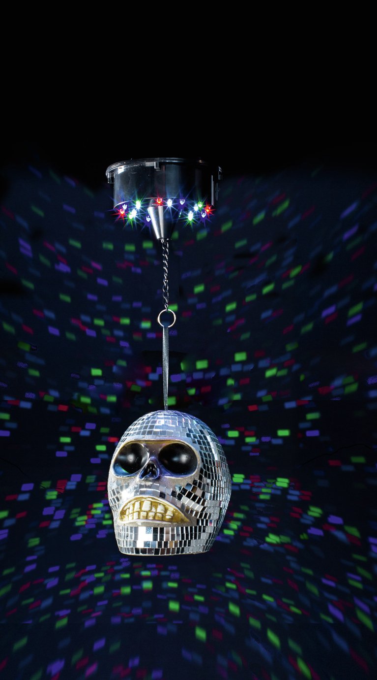 Premier Decorations 56cm Skull Disco Light