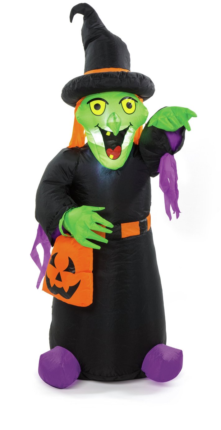 Premier Decorations 4ft Inflatable Witch (1239203) Argos Price