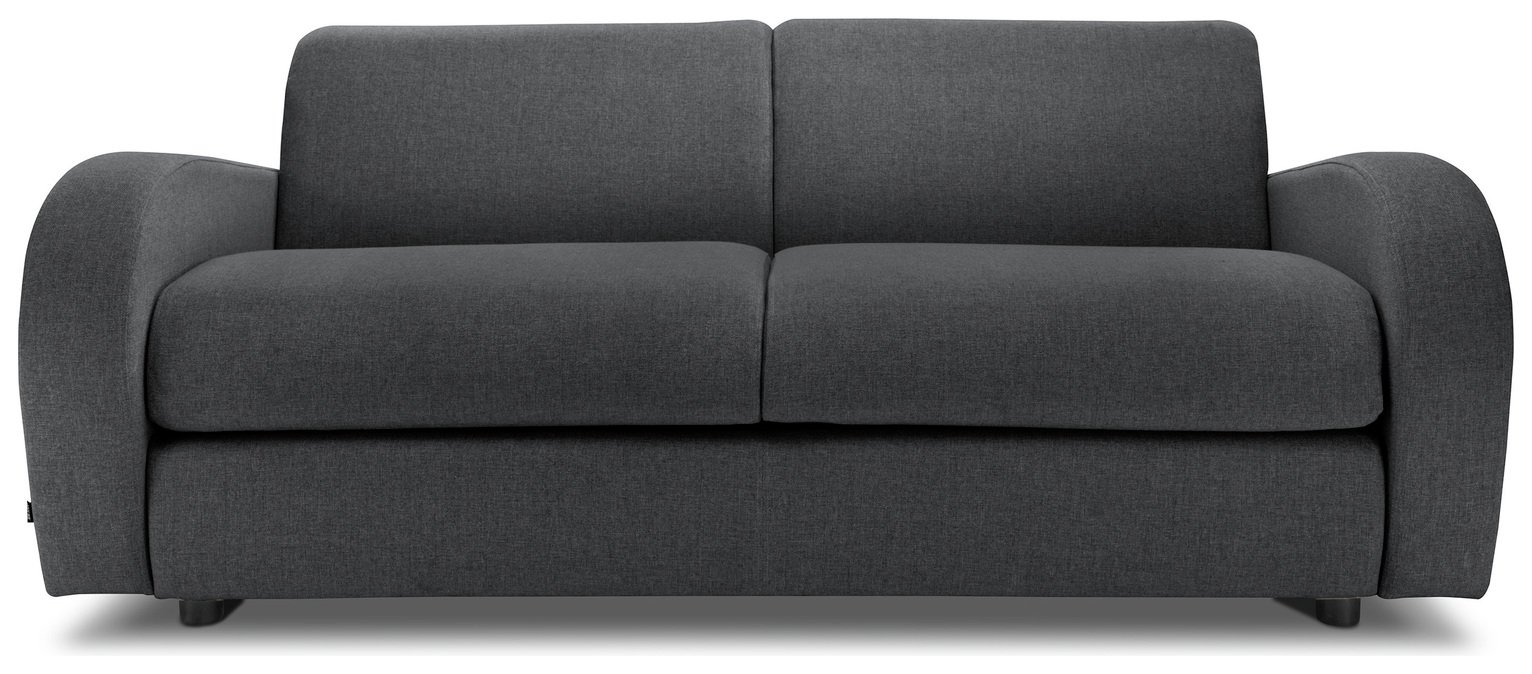 Jay-Be Retro Fabric 3 Seater Sofabed - Slate