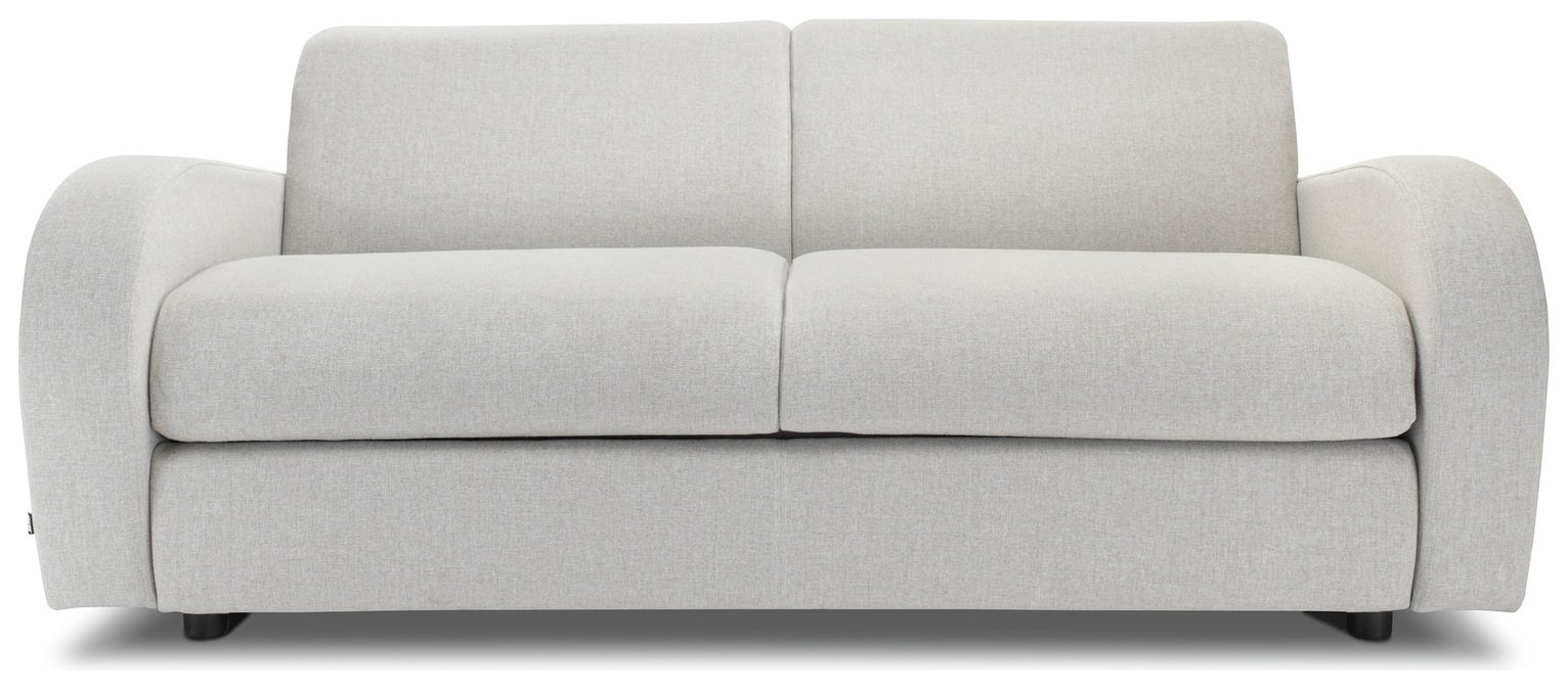 Jay-Be Retro Fabric 3 Seater Sofabed - Silver