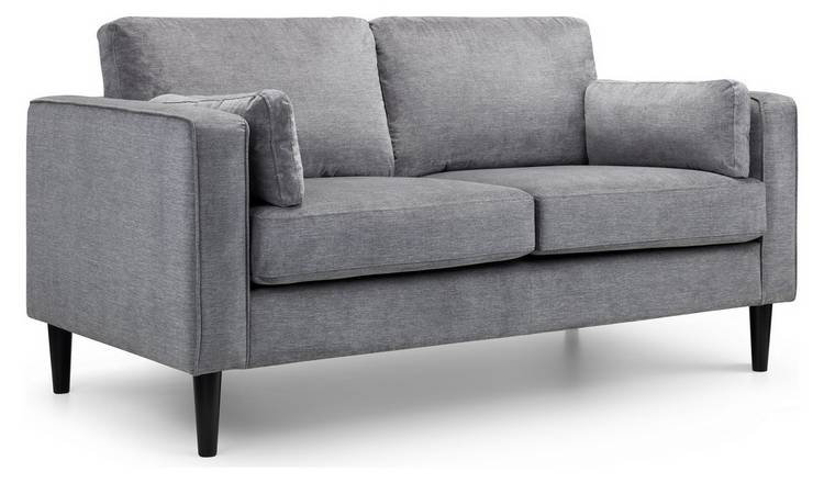 Julian Bowen Hayward Fabric 2 Seater Sofa - Grey