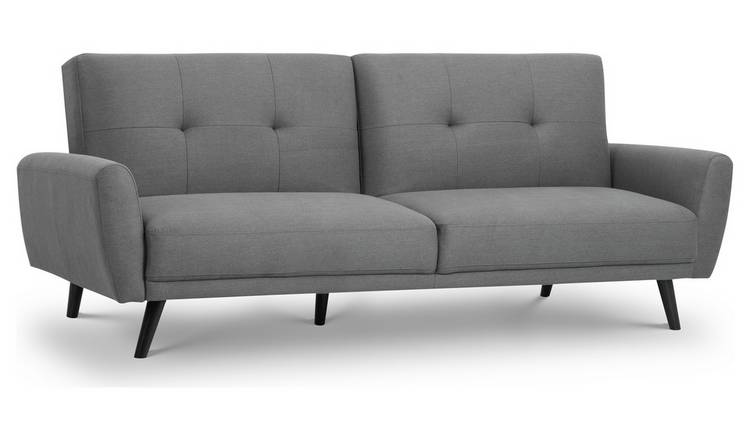 Julian Bowen Monza Clic Clac Fabric Sofa Bed - Grey