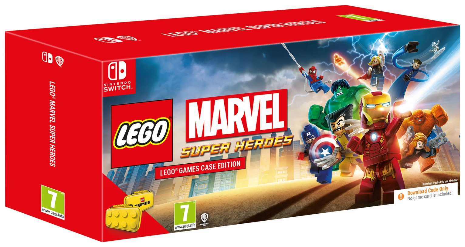 LEGO Marvel Super Heroes Nintendo Switch Game & Case Bundle