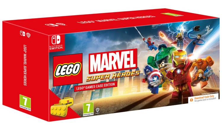 LEGO Marvel Super Heroes Nintendo Game & Case Bundle | Nintendo Switch games | Argos