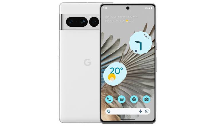 SIM Free Google Pixel 7 Pro 5G 128GB Mobile Phone - Snow