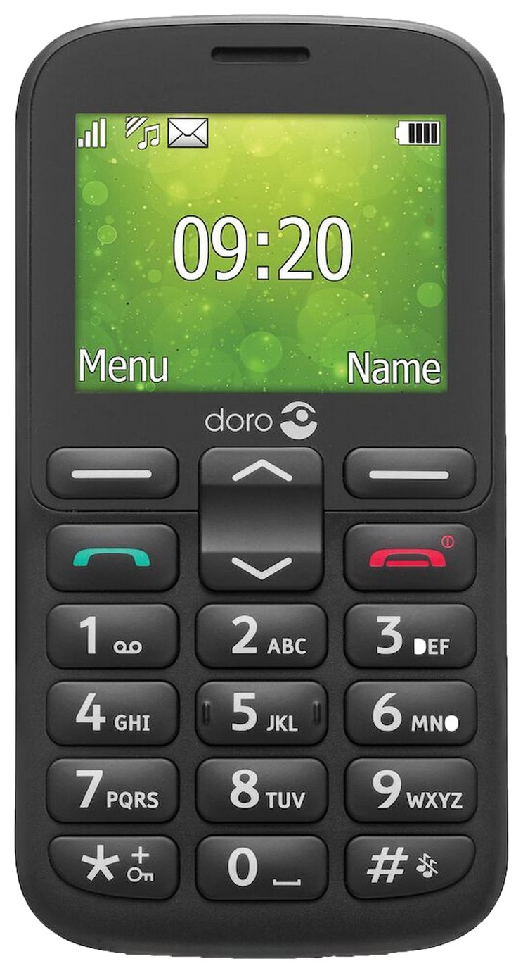 SIM Free Doro 1380 Mobile Phone - Black