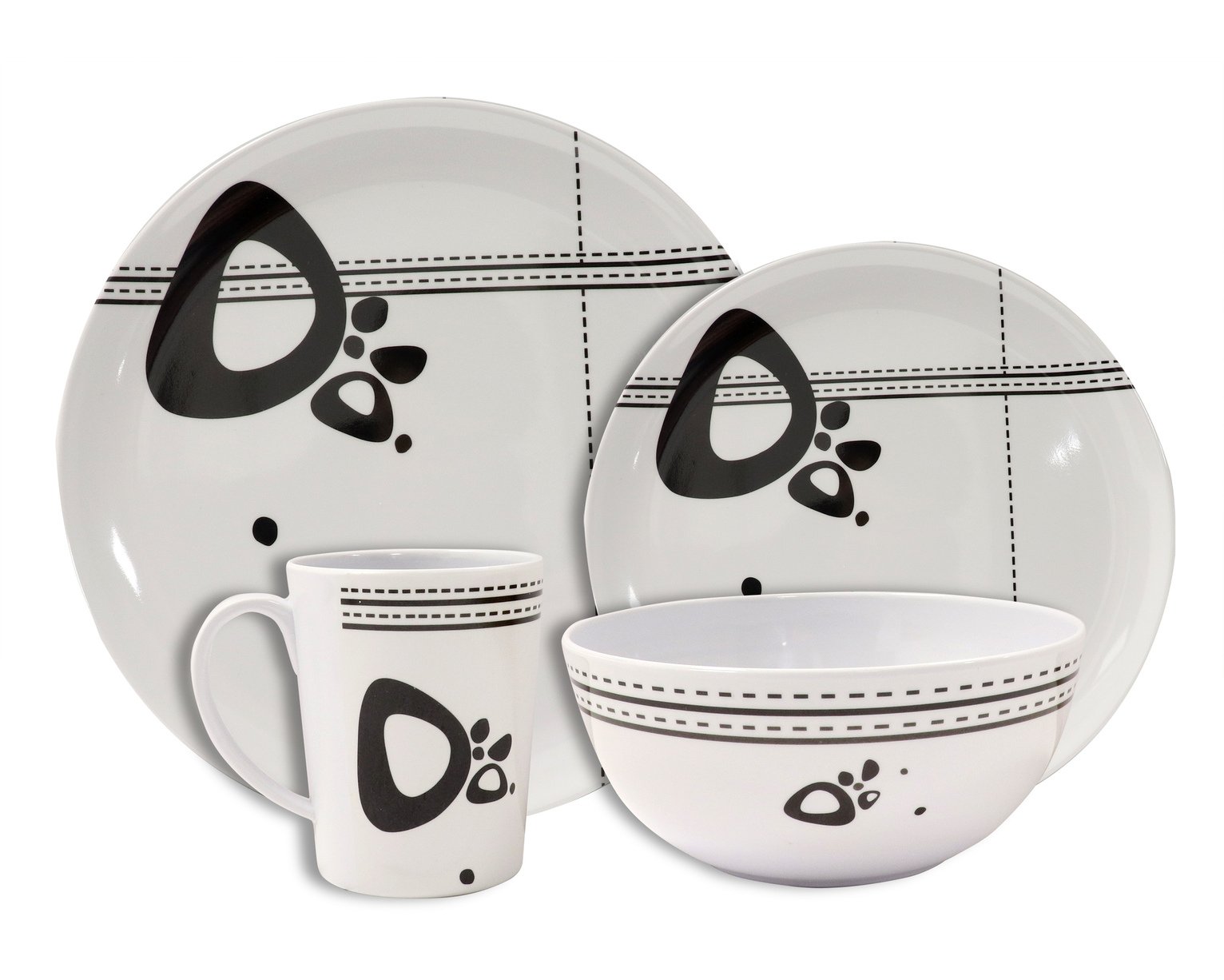 Leisurewize 16-Piece Melamine Set